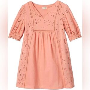 Universal Thread Peach Eyelet Dress